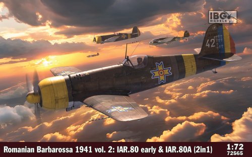 Przejdź do produktu IBG 72565 - 1:72 Romanian Barbarossa 1941 vol.2 IAR.80 early and IAR.80A