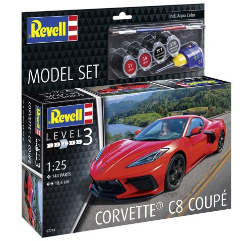 Przejdź do produktu Revell 67714 - 1:25 Chevrolet Corvette C8 Coupe model z farbami