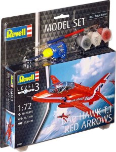 Revell 64921 - 1:72 BAe Hawk T1 Red Arrows model z farbami