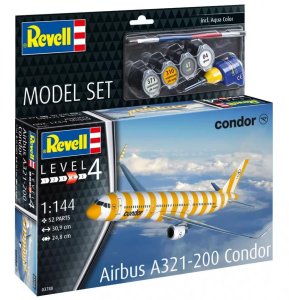 Revell 63788 - 1:144 Airbus A321-200 Condor model z farbami