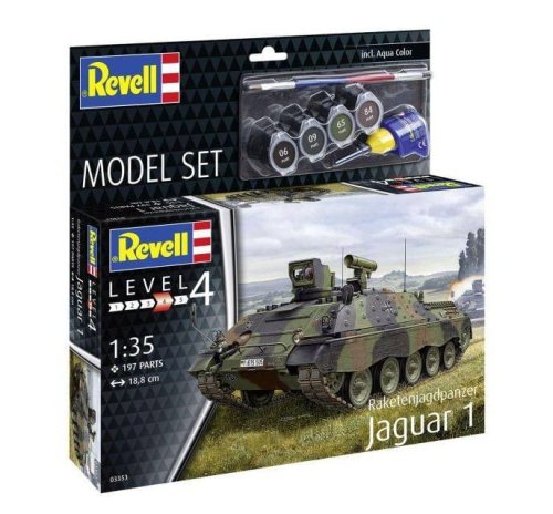 Przejdź do produktu Revell 63353 - 1:35 Raketenjagdpanzer Jaguar 1 model z farbami