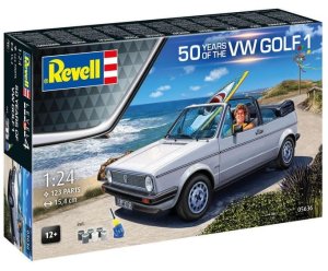 Revell 05636 - 1:24 50 Years of VW Golf 1 model z farbami