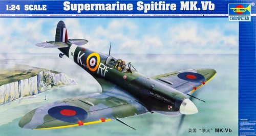 Przejdź do produktu Trumpeter 02403 - 1:24 Supermarine Spitfire Mk. Vb