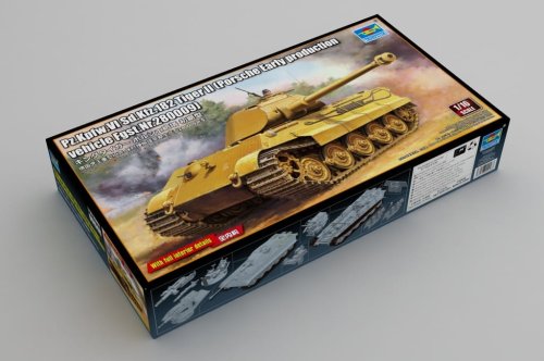 Przejdź do produktu Trumpeter 00948 - 1:16 Pz.Kpfw.VI Sd.Kfz.182 Tiger II Porsche Early production