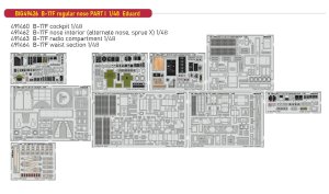 Eduard BIG49426 - 1:48 B-17F regular nose Part I