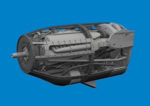 Eduard 6481036 - 1:48 P-38F/G left engine Print 3D