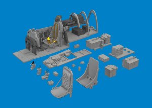 Eduard 6481032 - 1:48 P-51B Malcolm Hood canopy cockpit Print 3D