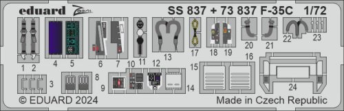 Przejdź do produktu Eduard SS837 - 1:72 F-35C