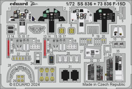 Przejdź do produktu Eduard SS836 - 1:72 F-15D
