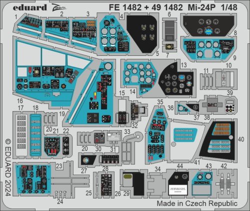 Przejdź do produktu Eduard FE1482 - 1:48 Mi-24P