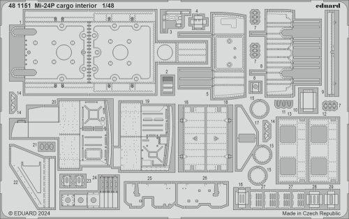 Przejdź do produktu Eduard 481151 - 1:48 Mi-24P cargo interior