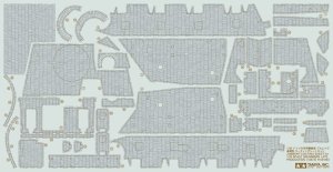 TAMIYA 12673 - 1:35 Brummbar - Zimmerit Coating Sheet