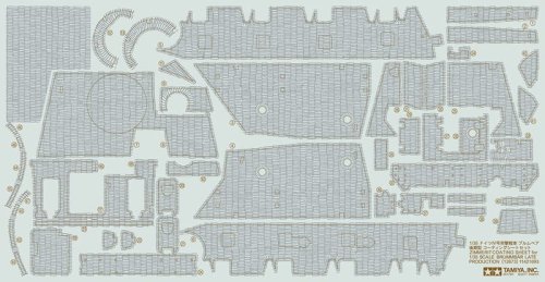 Przejdź do produktu TAMIYA 12673 - 1:35 Brummbar - Zimmerit Coating Sheet