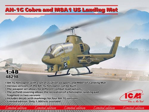 Przejdź do produktu ICM 48298 - 1:48 AH-1G Cobra and M8A1 US Landing Mat