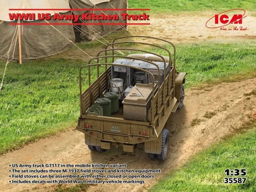 Przejdź do produktu ICM 35587 - 1:35 WWII US Army Kitchen Truck