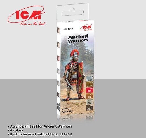 Przejdź do produktu ICM 3068 - Zestaw farb Acient Warriors
