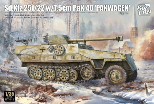 Przejdź do produktu Border BT043 - 1:35 Sd.Kfz.251/22 w/ 7.5cm PaK 40 Pakwagen