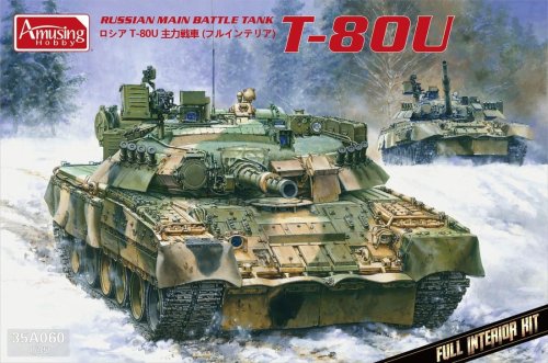 Przejdź do produktu Amusing Hobby 35A060 - 1:35 T-80U Russian Main Battle Tank w/ Full Interior