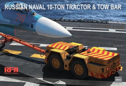Przejdź do produktu Rye Field Model 4802 - 1:48 Russian Naval 10-Ton Tractor & Tow Bar
