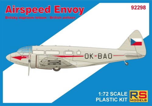 Przejdź do produktu Rs Models 92298 - 1:72 Airspeed Envoy British Airliner