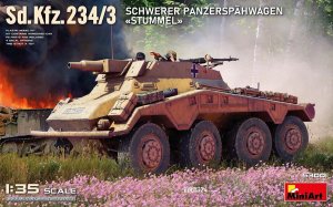 Miniart 53001 - 1:35 Sd.Kfz.234/3 Schwerer Panzerspahwagen Stummell