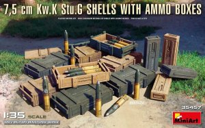 Miniart 35457 - 1:35 7,5 cm Kw.K Stu.G Shells with Ammo Boxes
