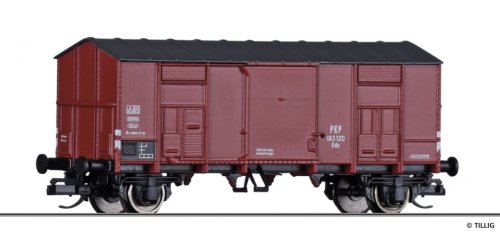 Przejdź do produktu Tillig 14881 TT - Wagon towarowy kryty typu Kdn PKP ep.III