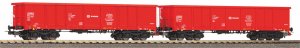 PIKO 58280 H0 - Zestaw 2 wagonów węglarek Eaos DB Schenker Rail Polska