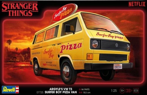 Przejdź do produktu Revell 07725 - 1:25 Argyle's VW T3 Surfer Boy Pizza Van Stranger Things