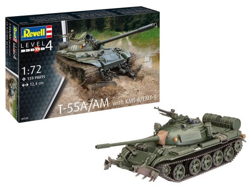 Przejdź do produktu Revell 63328 - 1:72 T-55A/AM w/ KMT-6/EMT-5 model z farbami