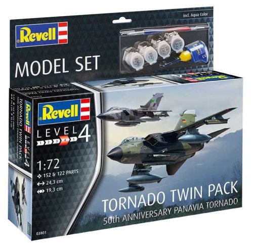 Przejdź do produktu Revell 63801 - 1:72 Tornado Twin Pack 50th Anniversary Panavia Tornado modele z farbami