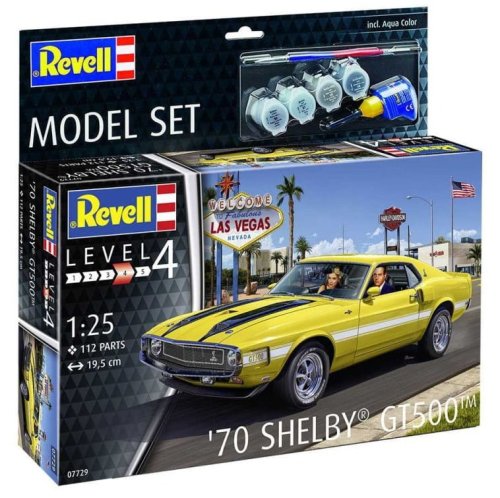 Przejdź do produktu Revell 67729 - 1:25 1970 Shelby Mustang GT500 model z farbami