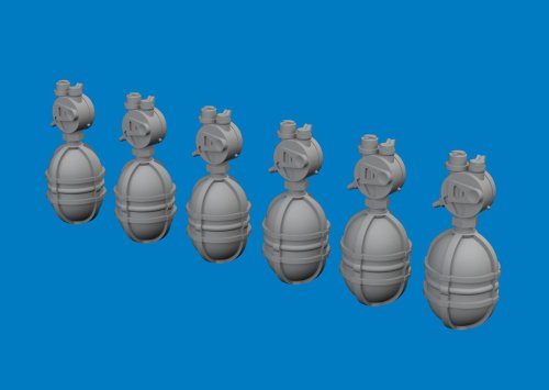 Przejdź do produktu Eduard 672395 - 1:72 WWII USAAF oxygen cylinder A-4 Print 3D