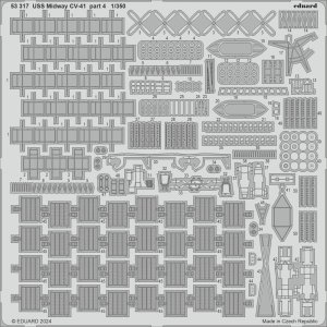Eduard 53317 - 1:350 USS Midway CV-41 part 4