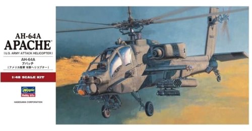 Przejdź do produktu Hasegawa PT24 07224 - 1:48 AH-64A Apache U.S. Army Attack Helicopter