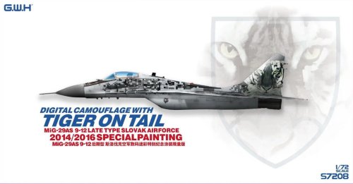 Przejdź do produktu Great Wall Hobby S7208 - 1:72 MiG-29AS 9-12 Late Type Slovak Airforce with Tiger on Tail