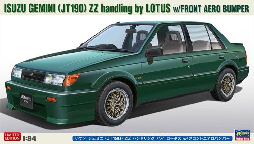 Przejdź do produktu Hasegawa 20709 - 1:24 Isuzu Gemini JT190 ZZ Handling by Lotus w/ Front Aero Bummper