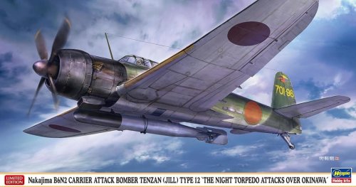 Przejdź do produktu Hasegawa 07536 - 1:48 Nakajima B6N2 Carrier Attack Bomber Tenzan Jill Type 12
