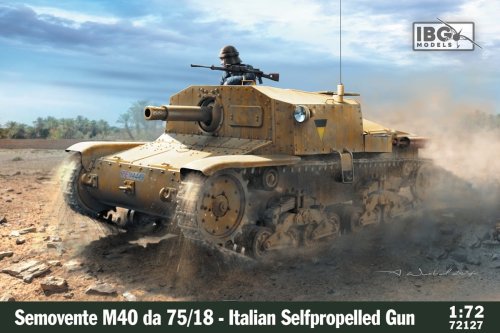 Przejdź do produktu IBG 72127 - 1:72 Semovente M40 da 75/18 Italian Self Propelled Gun