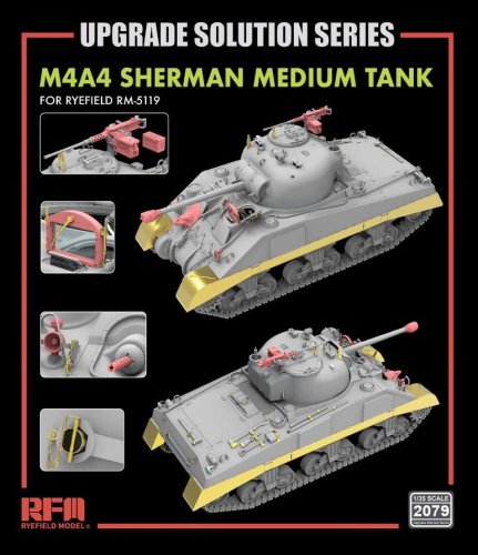 Przejdź do produktu Rye Field Model 2079 - 1:35 M4A4 Sherman Medium Tank - Upgrade Solution