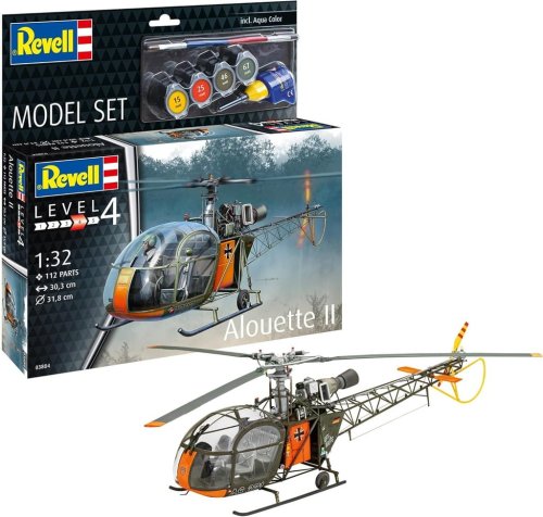 Przejdź do produktu Revell 63804 - 1:32 Alouette II model z farbami