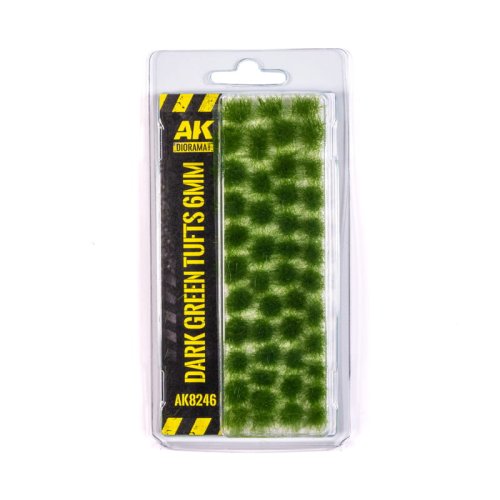 Przejdź do produktu AK Interactive 8246 - Kępki traw zielone ciemne 6 mm