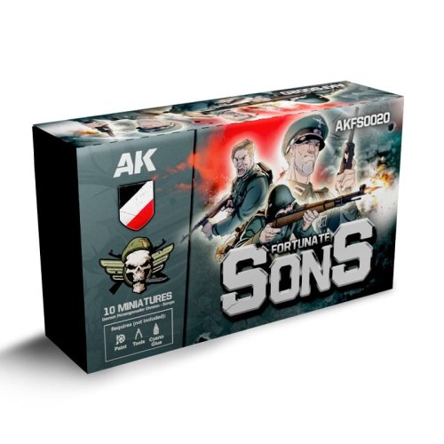 Przejdź do produktu AK Interactive FS0020 - 30 mm Fortunate Sons - Panzergrenadier Division