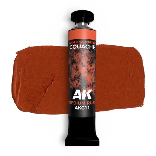 Przejdź do produktu AK Interactive G11 - Farba gwasz Medium Rust 20 ml