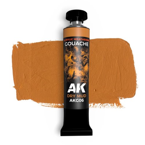 Przejdź do produktu AK Interactive G06 - Farba gwasz Dry Mud 20 ml