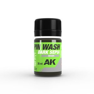 AK Interactive 324 - Dark Sepia Pin Wash 35 ml