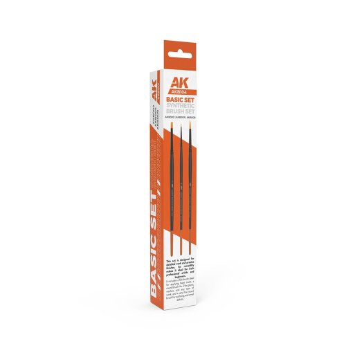 Przejdź do produktu AK Interactive B104 - Zestaw podstawowych pędzli do figurek i modeli