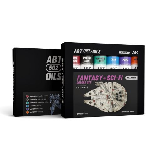 Przejdź do produktu AK Interactive ABT310 - Zestaw farb olejnych 502 Abteilung Fantasy & Sci-Fi Colors