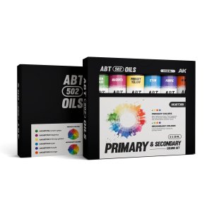 AK Interactive ABT309 - Zestaw farb olejnych 502 Abteilung Primary & Secondary Color