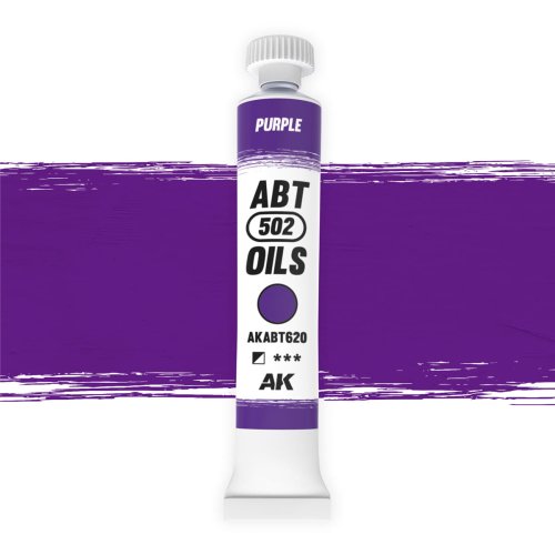 Przejdź do produktu AK Interactive ABT620 - Farba olejna 502 Abteilung Purple 20 ml